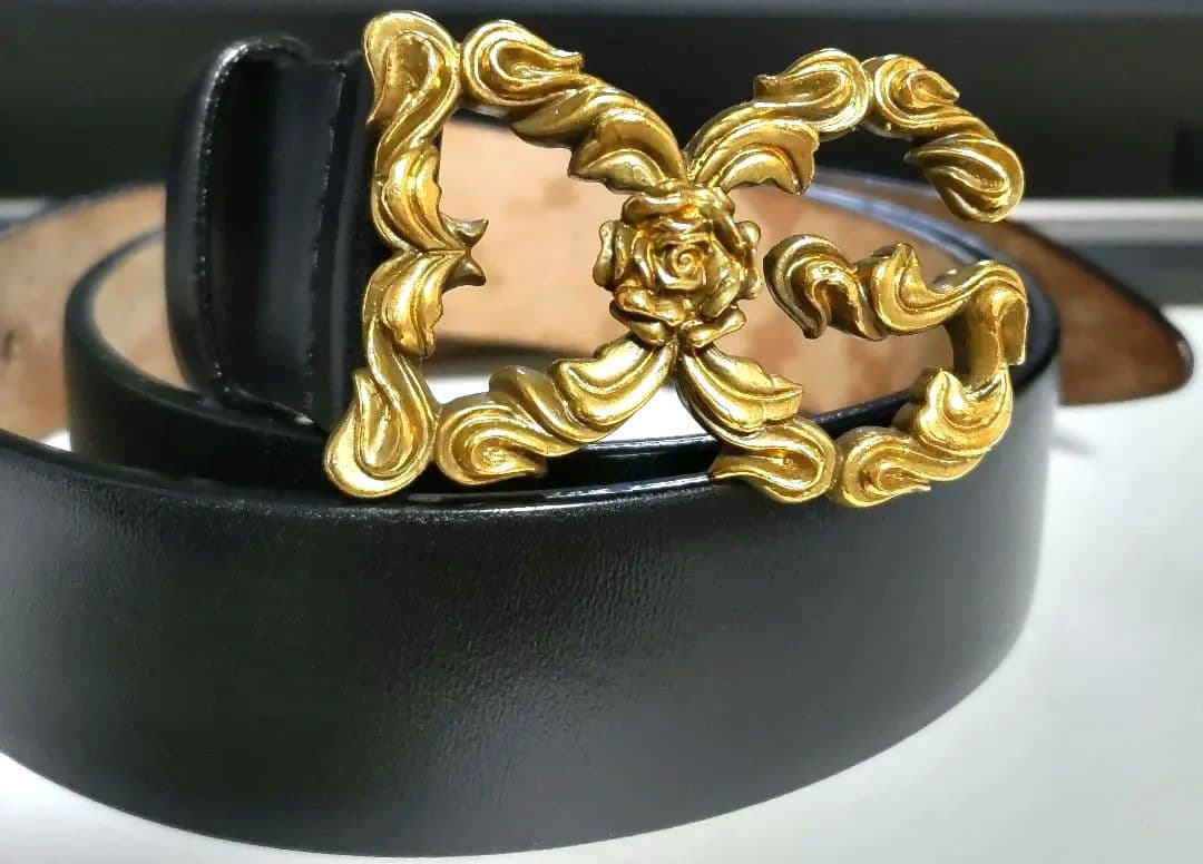 【稀少 ローズ バロック】 ドルチェ&ガッバーナ ベルト