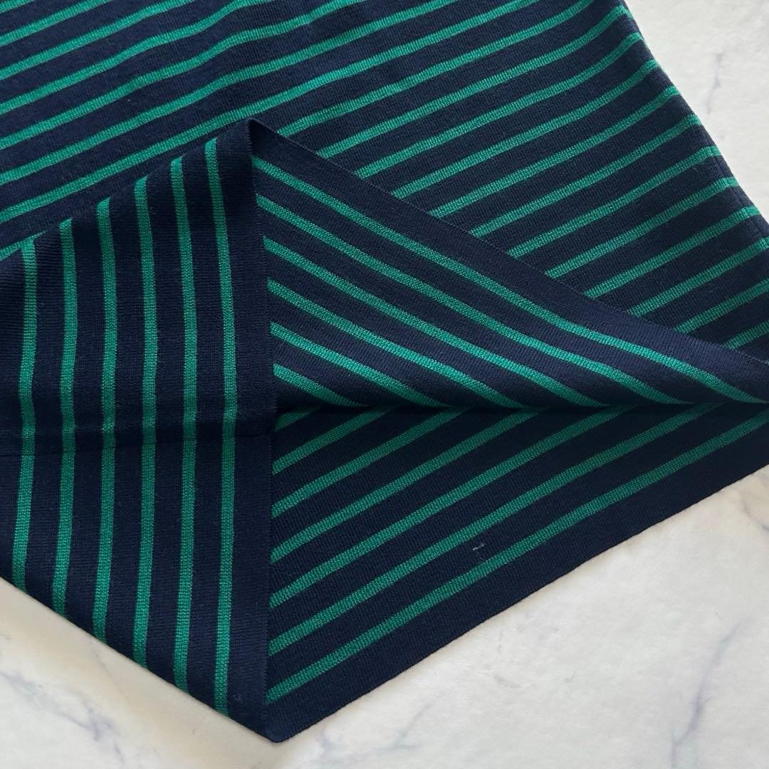 新品タグ付✨L'Appartement ボーダー タートルネックニット ウール