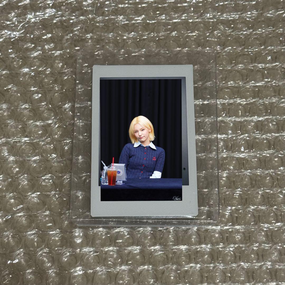 itzy イェジ tunnel vision 直筆サイン入りチェキ ポラロイド