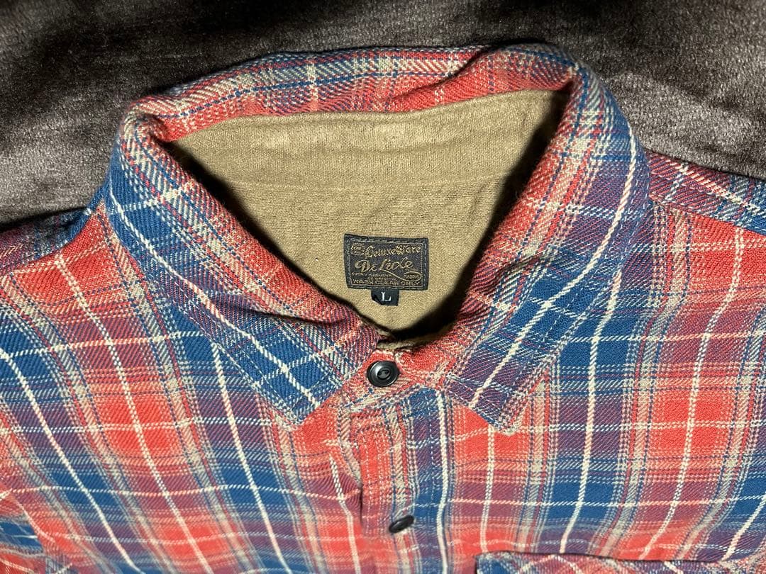 2.デラックスウエア ネルシャツ HV-36 Lサイズ 美品