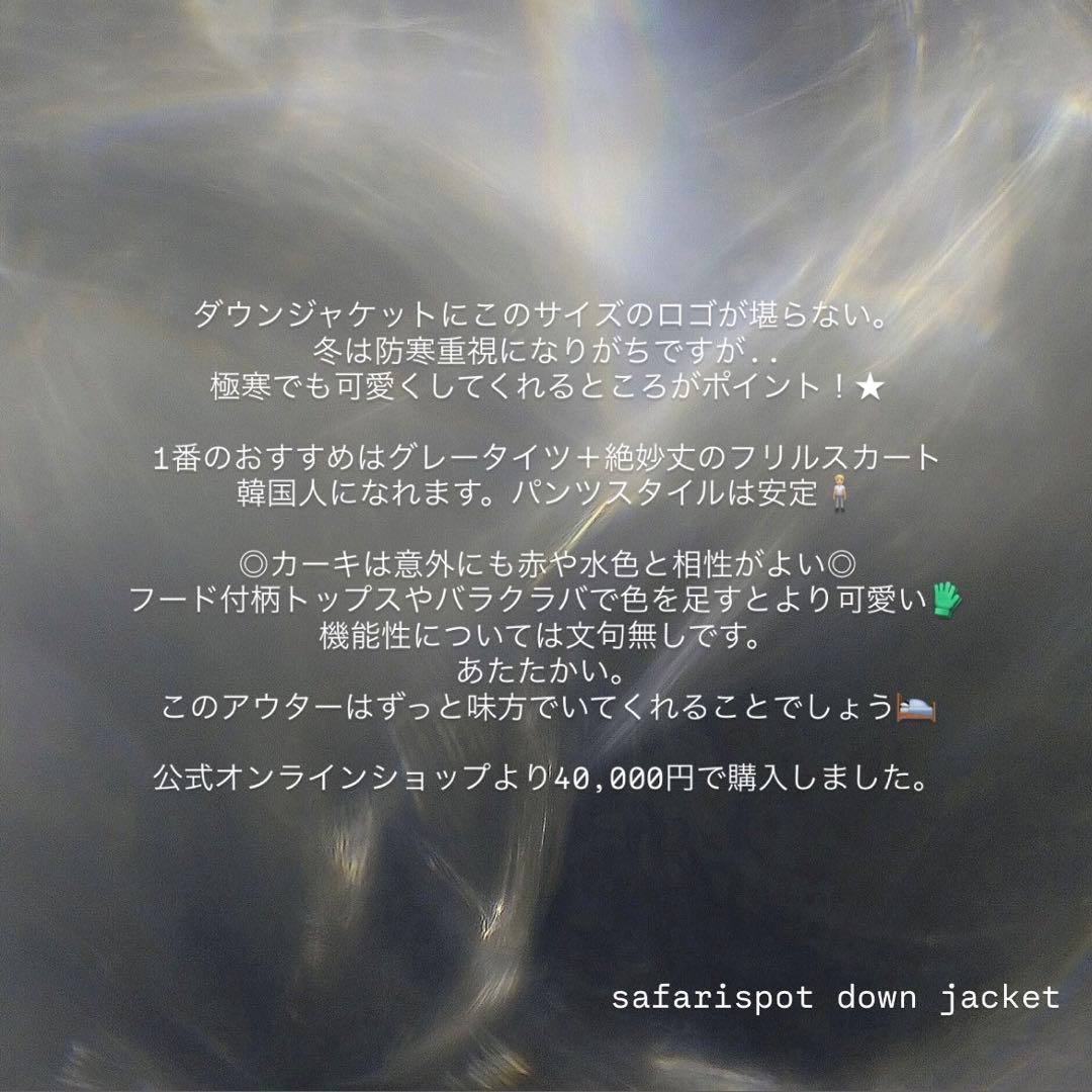 safarispot ダウンジャケット