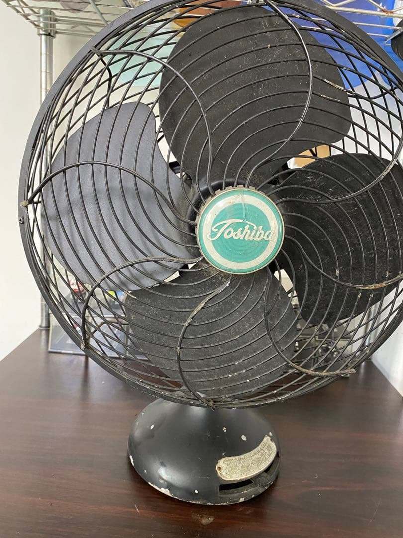 Toshiba 卓上扇風機 ブラック 110V