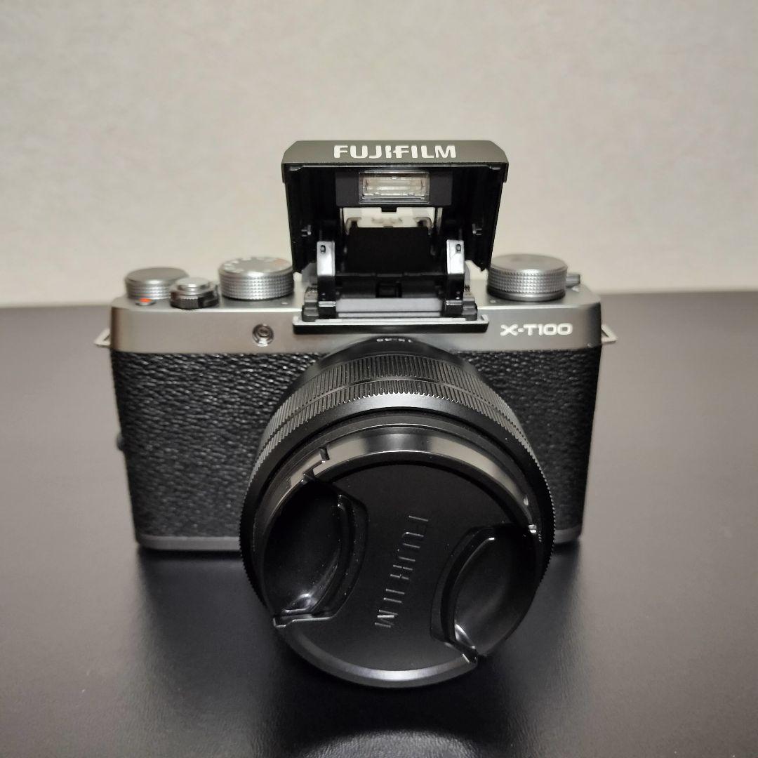 FUJIFILM X-T100(ダークシルバー)XC15-45mm レンズキット