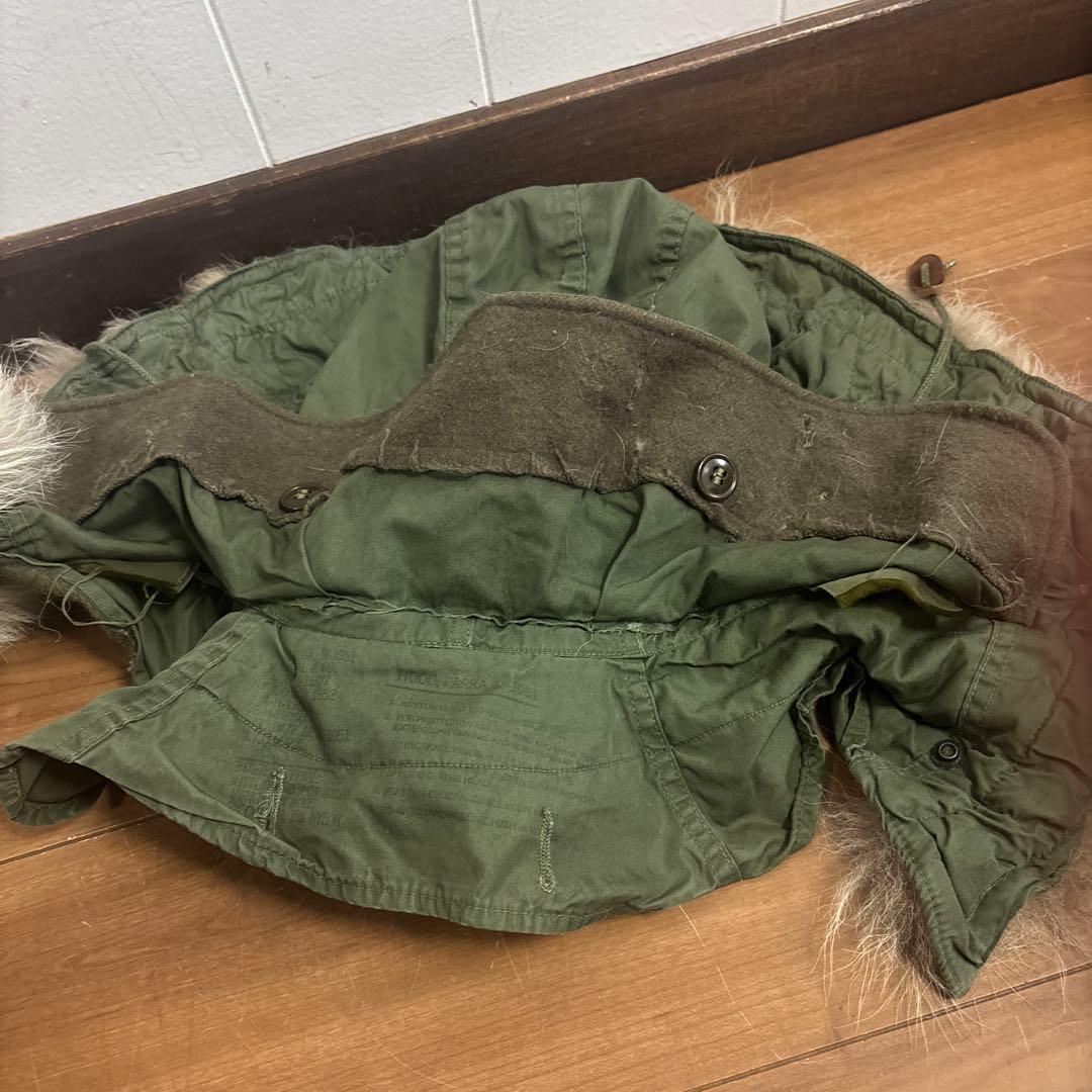 50s 米軍　実物　M51フード　M1951 PARKA コヨーテファ　⑫