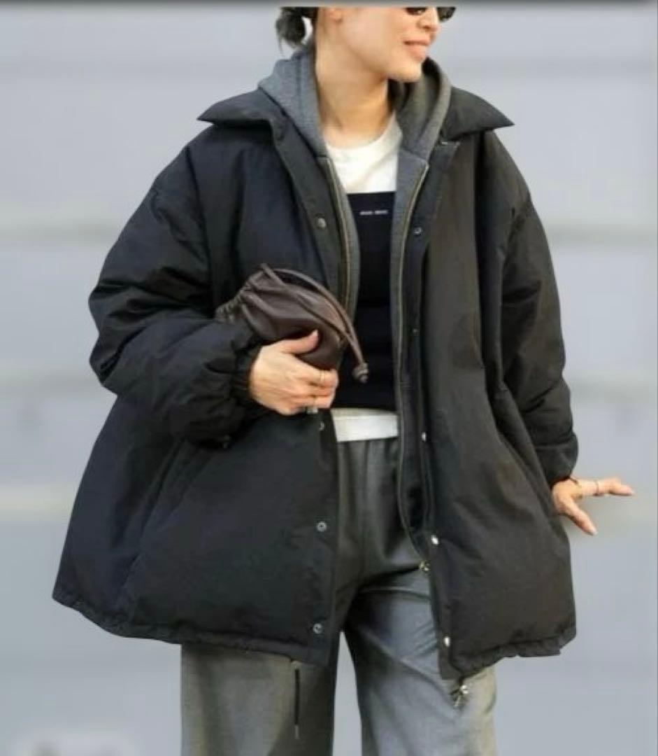 CALUX PUFFER COACH JACKET キャラクス ダウンジャケット