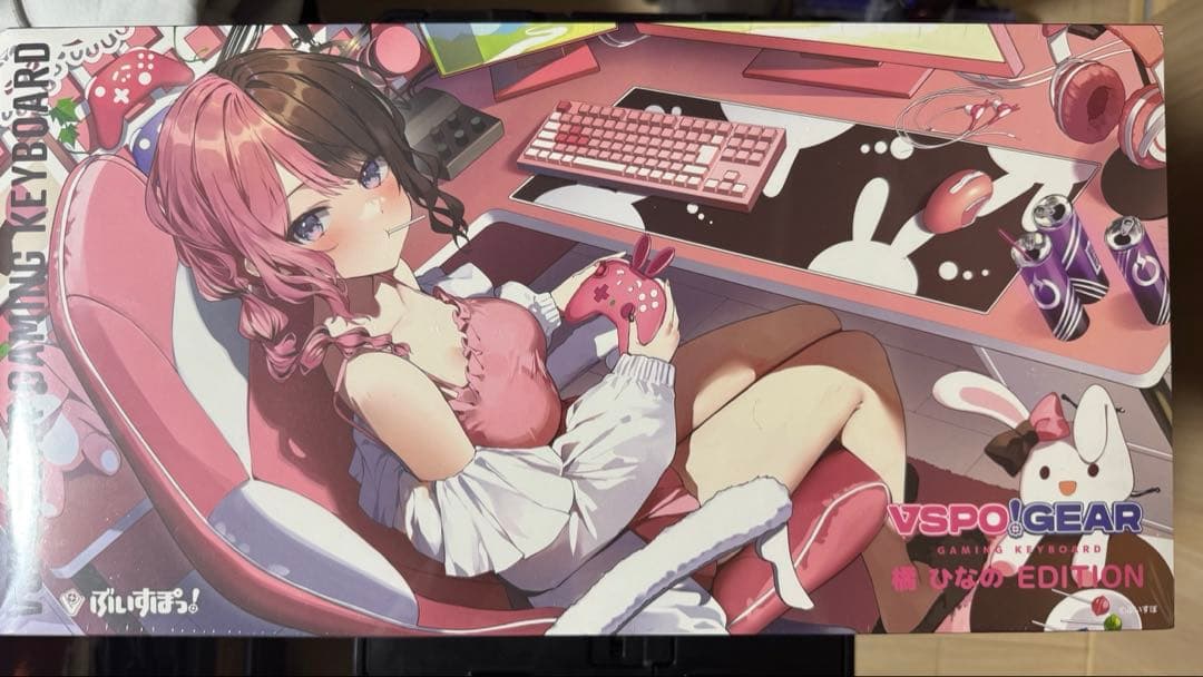 VSPO! GEAR 橘ひなの EDITION ゲーミングキーボード