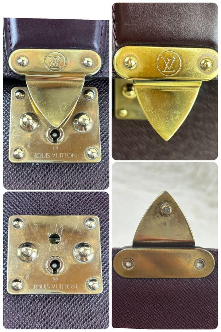 ルイヴィトン ブリーフケース タイガ セルヴィエットクラド ビジネスバッグ