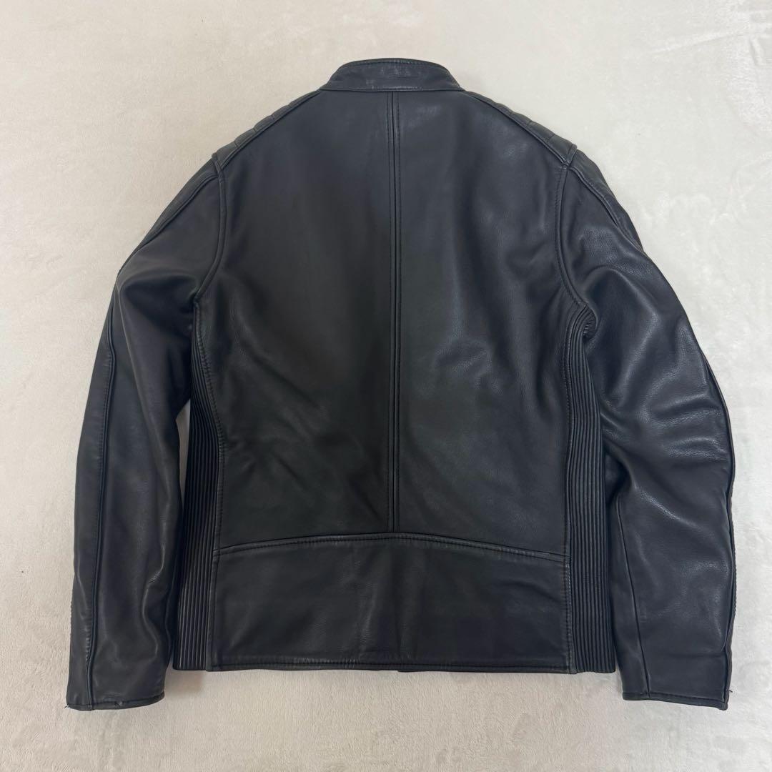 DIESEL ディーゼル シングルライダースジャケット　羊革 シープスキン