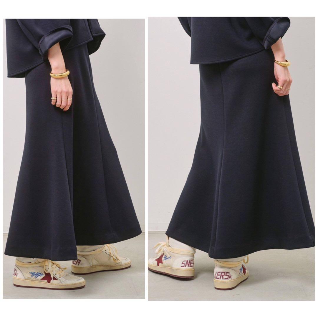 【新品】L'Appartement Punch Skirt ネイビー サイズ38