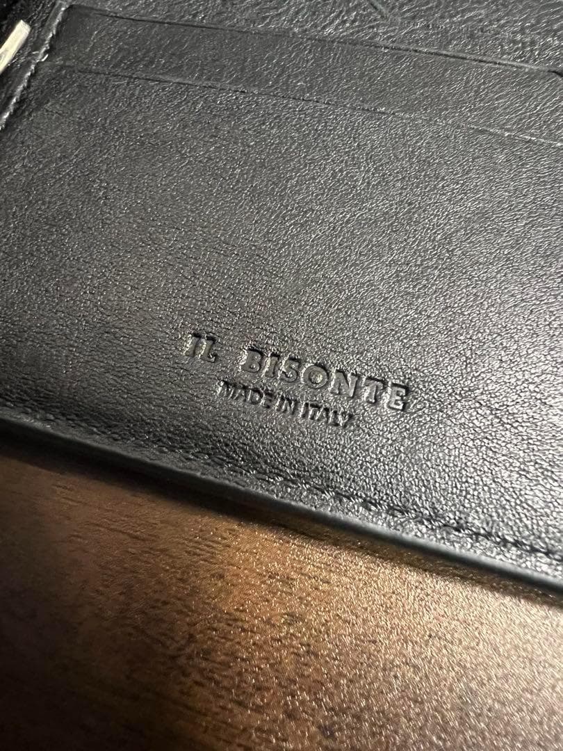 イルビゾンテ / IL BISONTE 二つ折り財布 マネークリップ