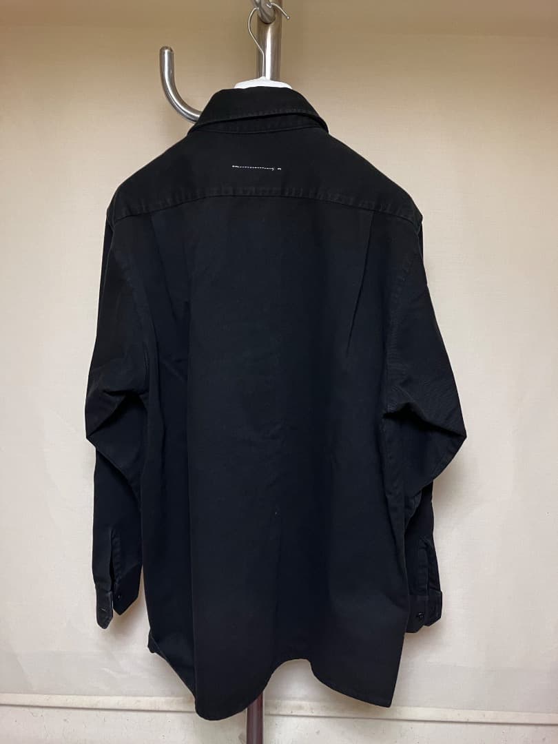 新品 48 24ss マルジェラ MM6 ロゴデニムシャツ 17726