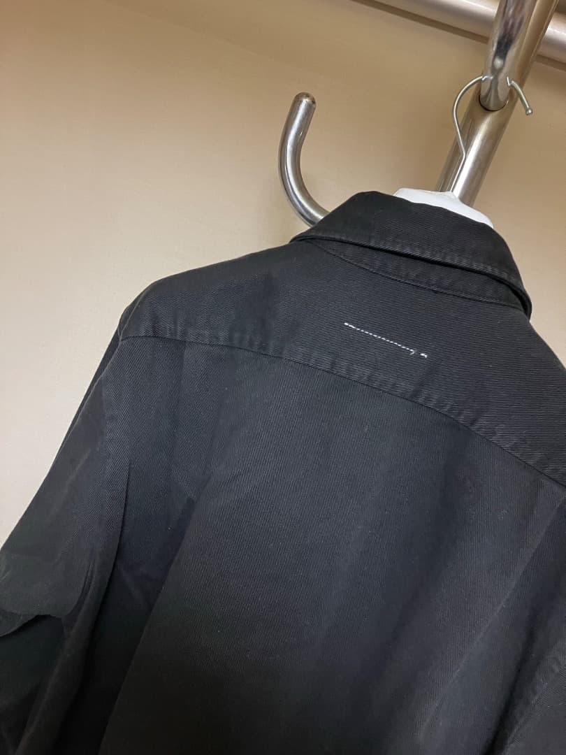 新品 48 24ss マルジェラ MM6 ロゴデニムシャツ 17726