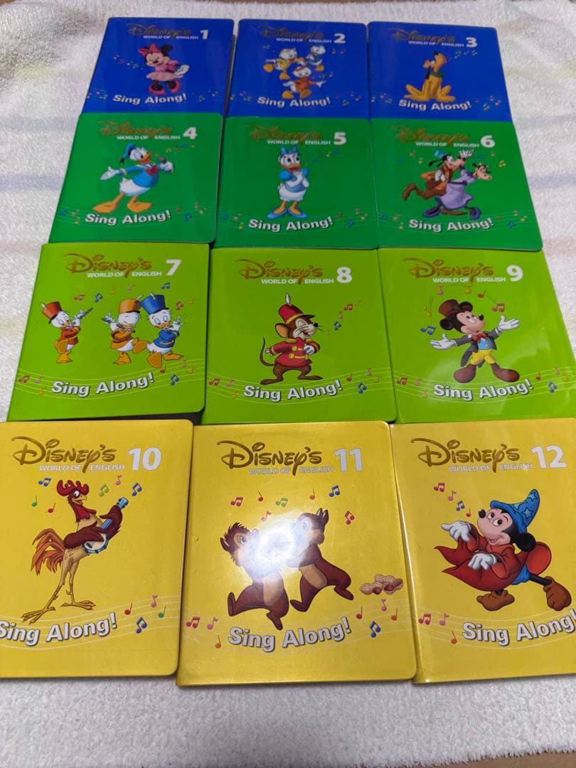 ディズニー シングアロング DVD 12巻セット　2012年