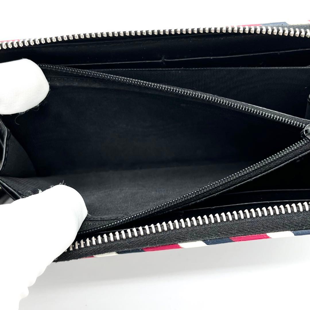 【極美品】グッチ　長財布ナイトクーリエ　GGスプリーム　PVC レザー　ブラック