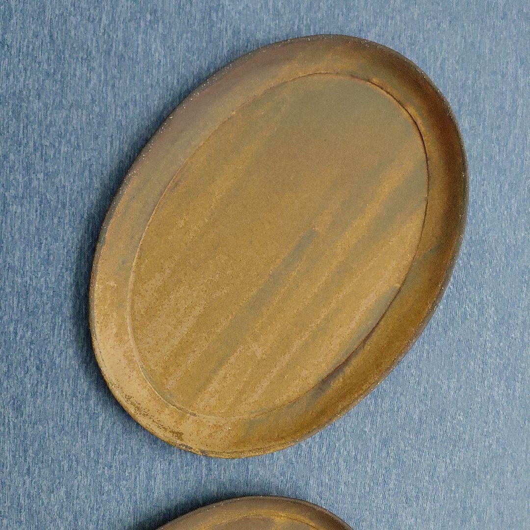 【未使用】Keicondo 陶器製 楕円形皿 2枚セット