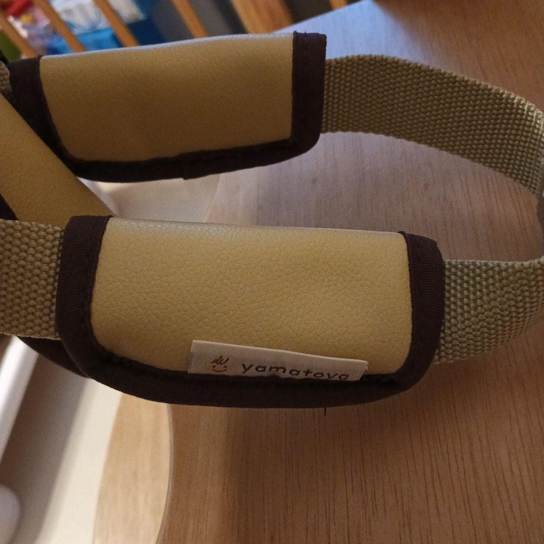 美品 大和屋 すくすくチェア 純正セーフティベルト付 木製