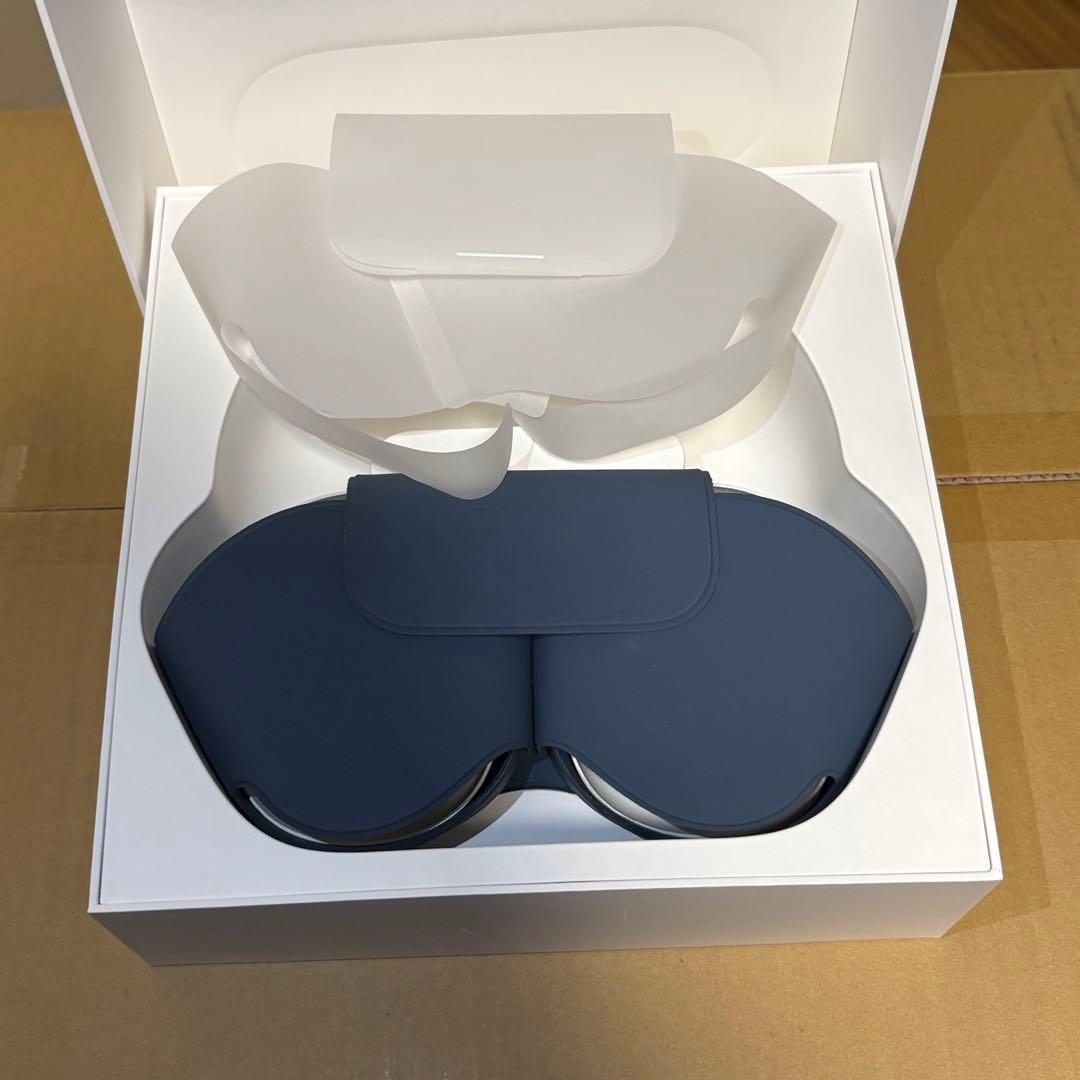 未使用に近い 保証つき AirPods Max ブルー 本体 充電ケーブル付き