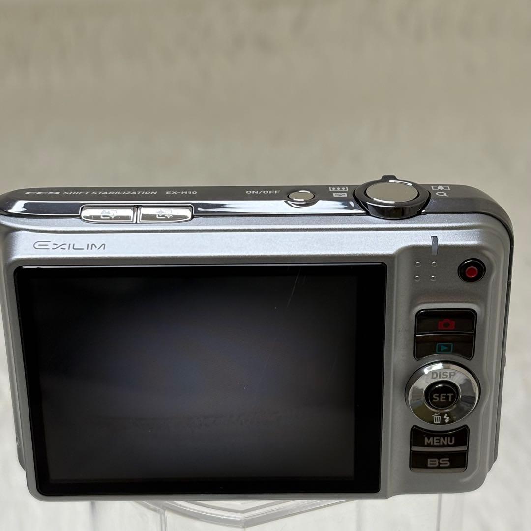 CASIO カメラ　エクシリム　EX-H10 シルバー コンデジ　動作品