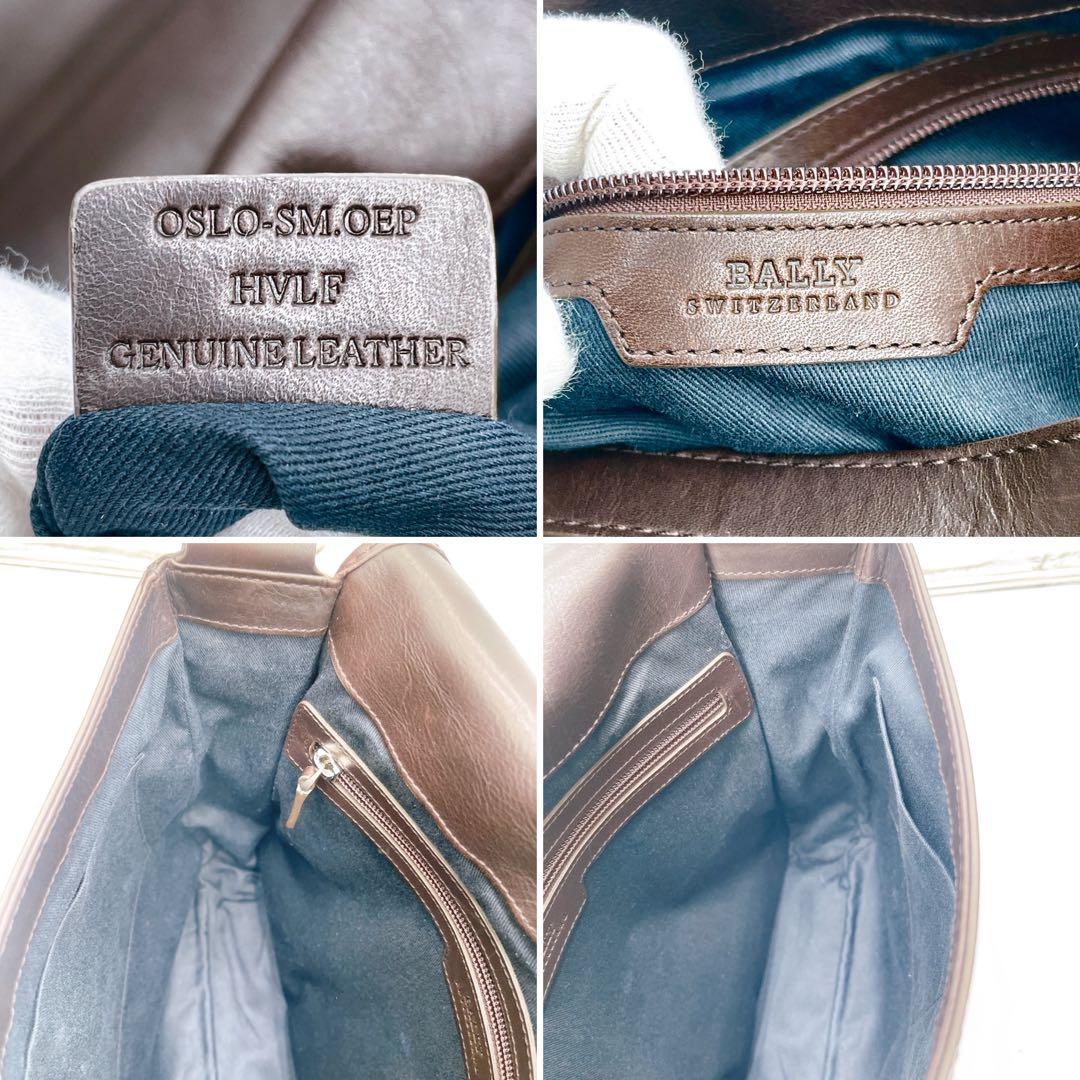 美品✨【バリー】メッセンジャーバッグ ショルダーバッグ パンチング加工 A4可能