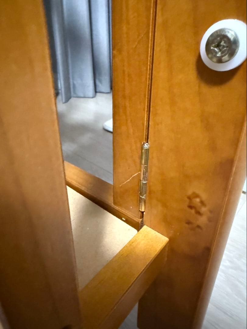 【美品】大和屋 パタン 折りたたみ ミニベビーベッド キャスター付