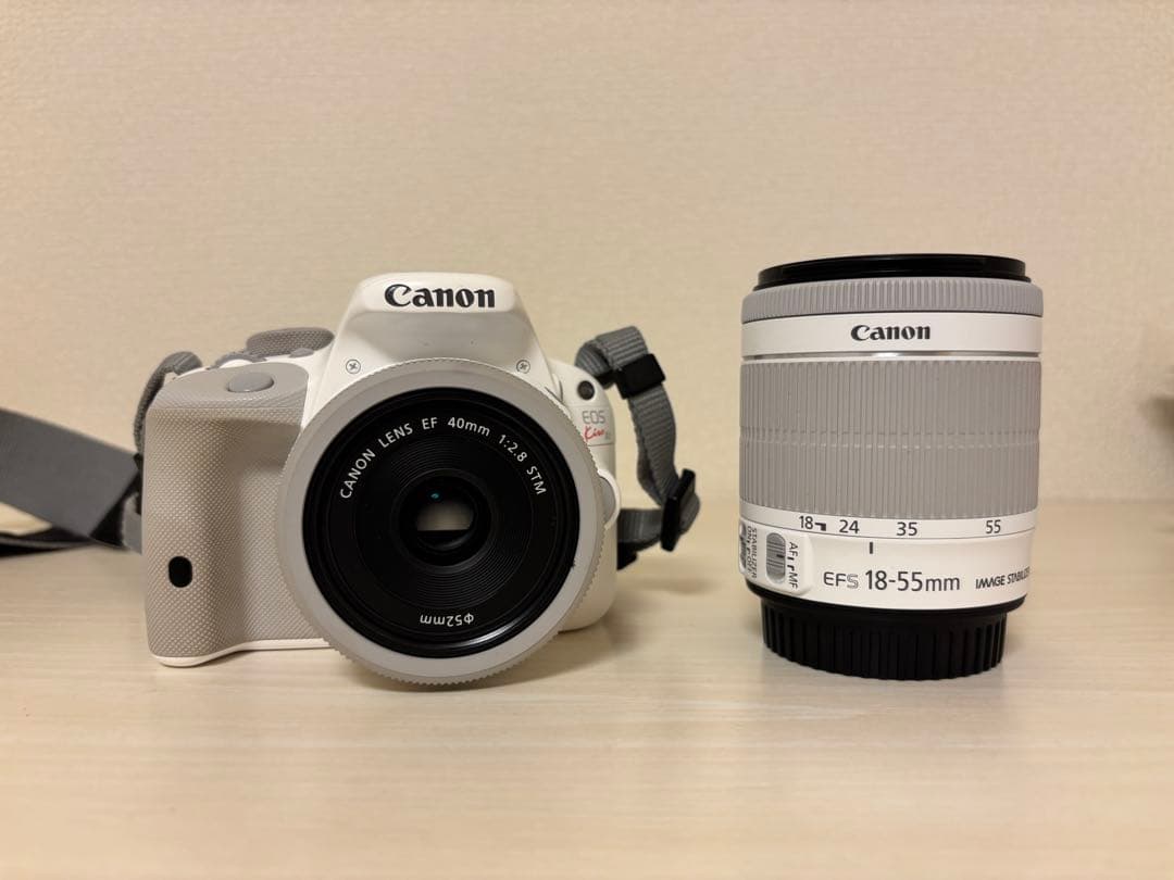 Canon EOS Kiss X7 ホワイト 本体 + レンズ