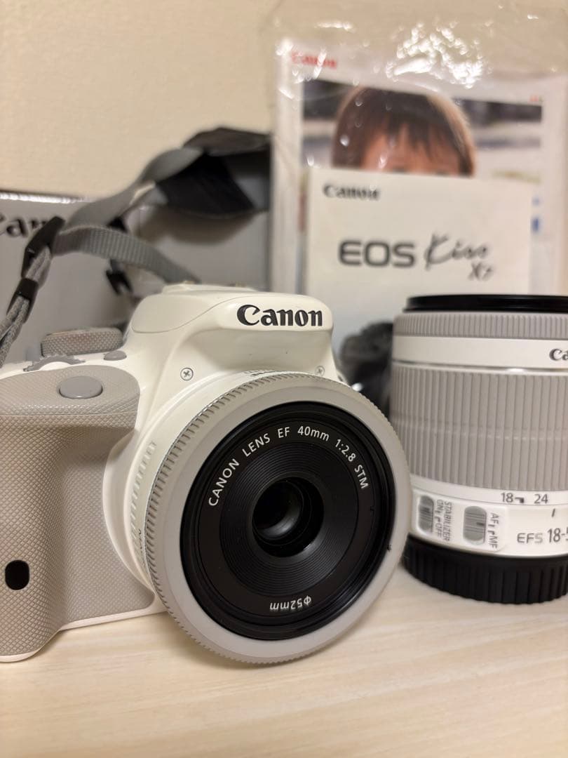 Canon EOS Kiss X7 ホワイト 本体 + レンズ