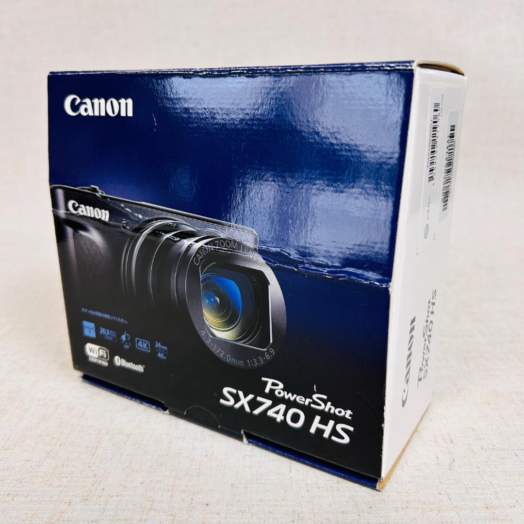 Canon デジタルカメラ PowerShot SX740 HS シルバー