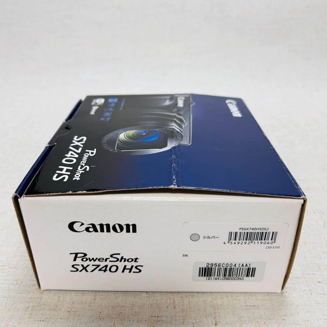 Canon デジタルカメラ PowerShot SX740 HS シルバー