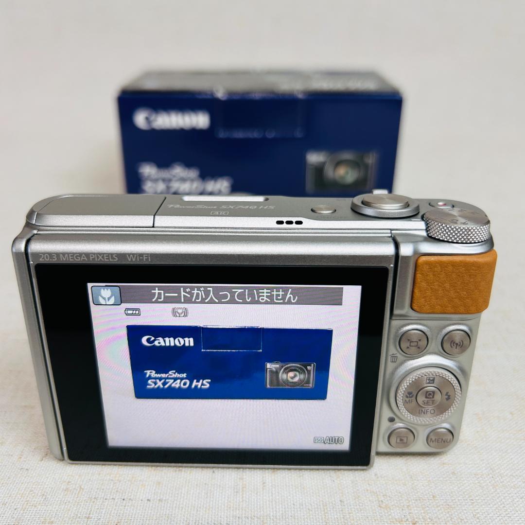Canon デジタルカメラ PowerShot SX740 HS シルバー