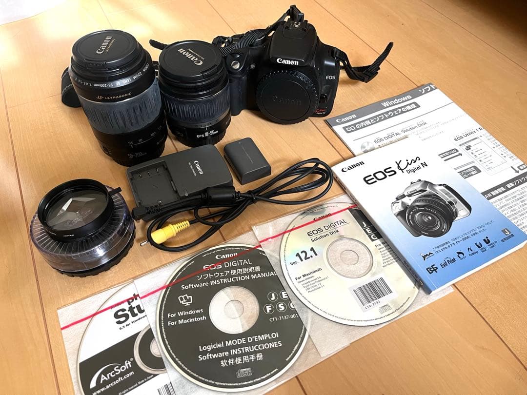 Canon EOS Kiss N ダブルズームセットデジタル一眼レフ