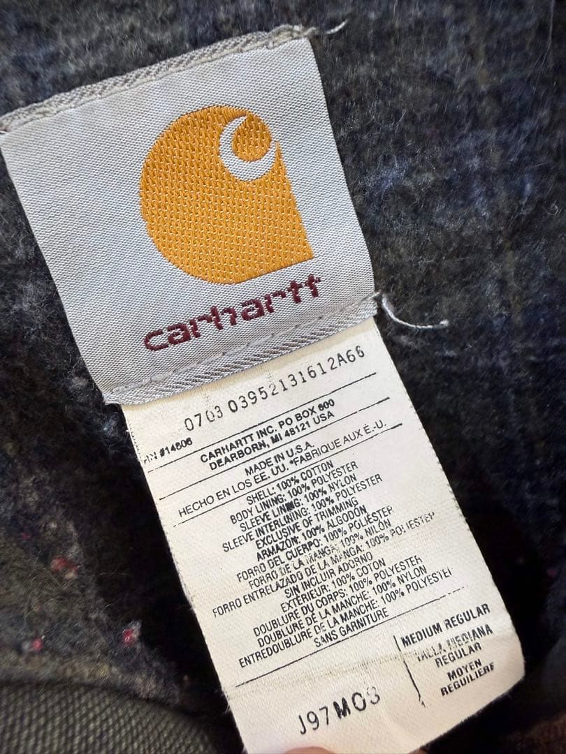 USA製　カーハートデトロイトジャケット　J97 MOS
