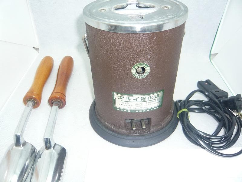 美品　タキイ　和裁電化鏝　和裁コテ　和裁こて　タキイ製　鏝２本付き