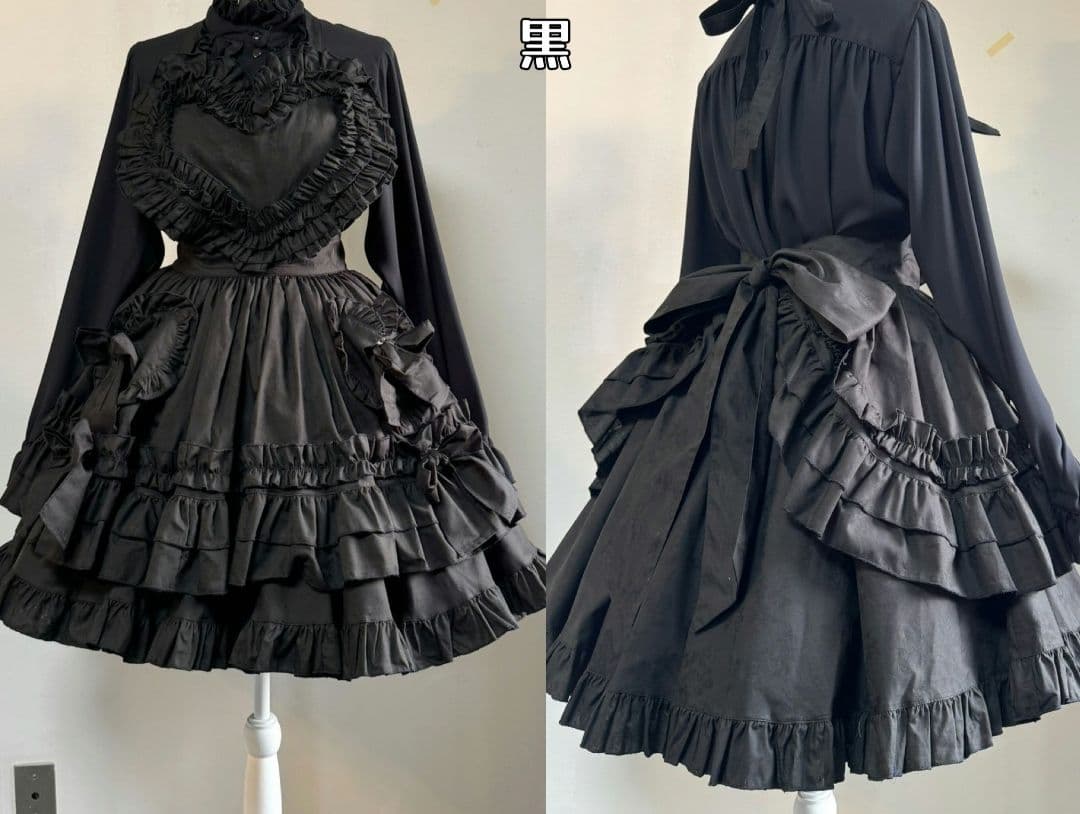 新品未使用 フィジカルドロップ ハートエプロン