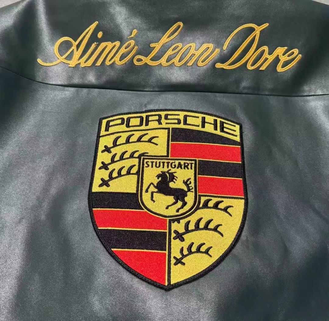 即日発送 Aimé Leon Dore x Porsche レザージャケットXL