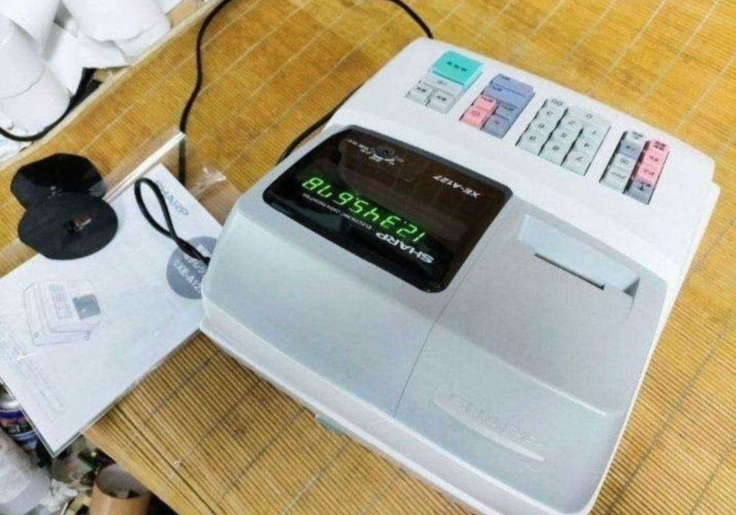 シャープレジスター　XE-A127　簡単便利特殊　送料込　1235789