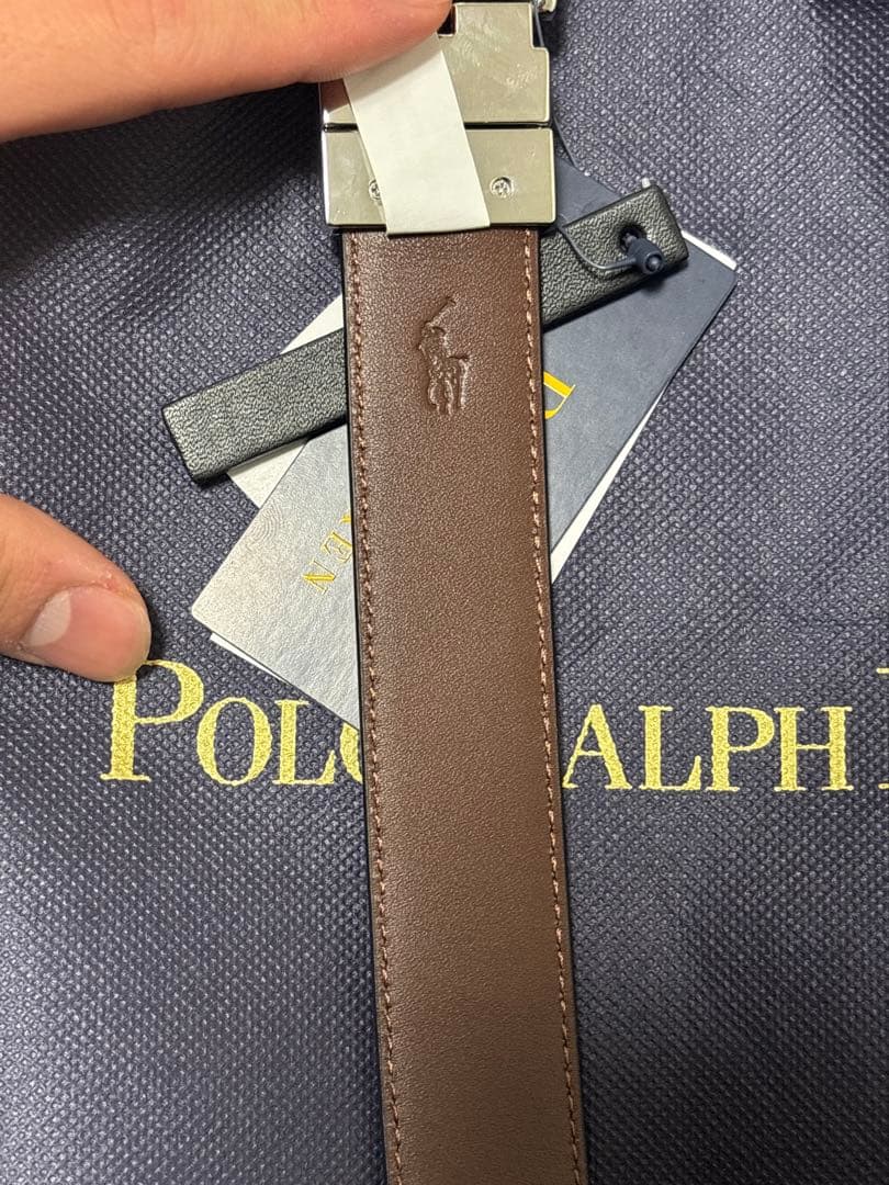 値下げ可！Polo Ralph Lauren リバーシブルレザーベルト