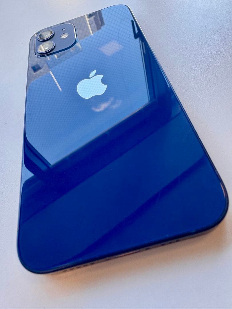 【美品】Apple iPhone 12 ブルー ジャンク