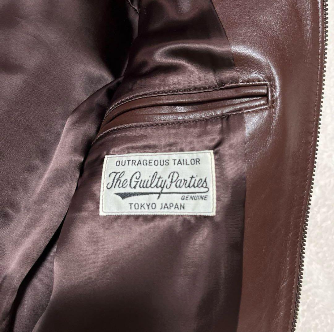 WACKO MARIA Mワコマリア レザージャケット ステアハイド SMOKE