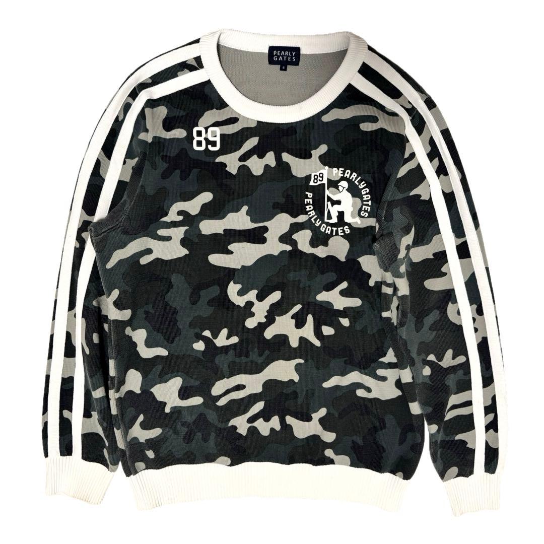 PEARLY GATES ニット セーター カモフラージュ メンズ　XLサイズ6