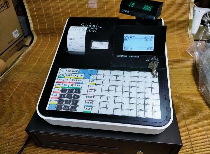 スマートレジスター　SX-550Ⅱ　PC連携売上管理　店名設定無料　166000