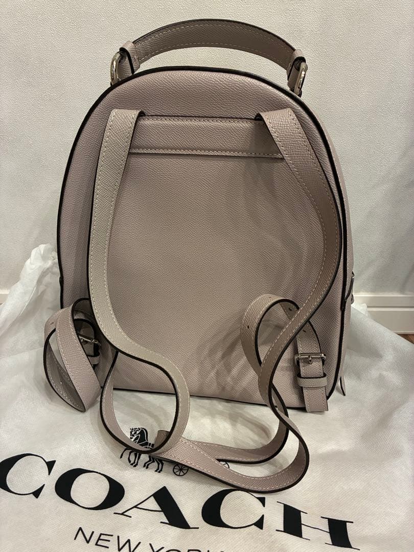 COACH ライトグレー リュック