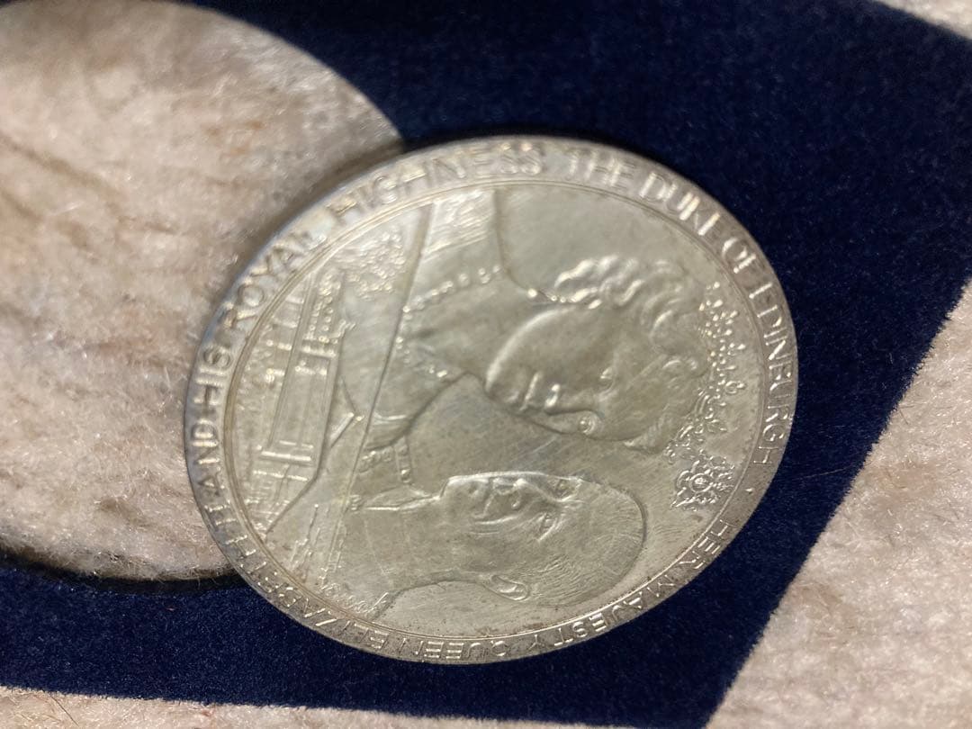 天皇皇后両陛下 御訪英記念 日英親善　記念メダル