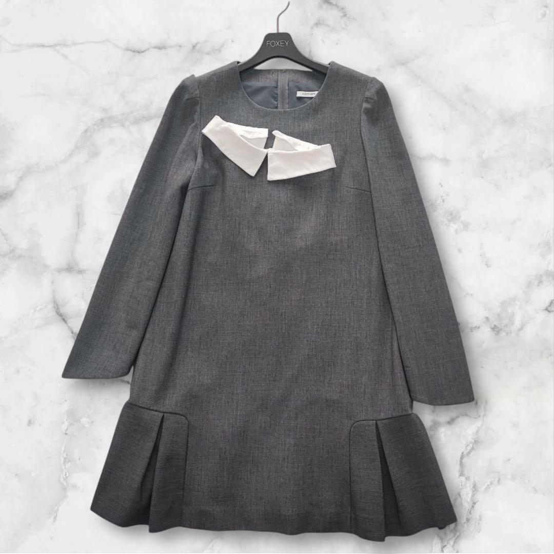 希少サイズ フォクシーニューヨーク プライベート ノワール ワンピース‪‪ 42