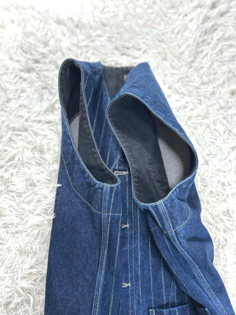 大きいサイズ✨デラックスウェア　ダリーズ & コー　ウォバッシュ デニム ベスト