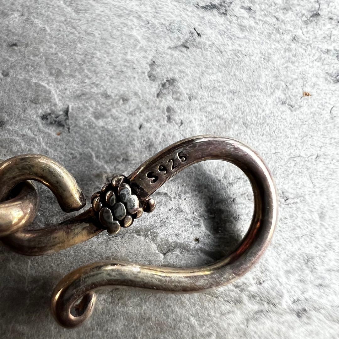 ヴィンテージ VINTAGE S字デザインフック ツイン チェーン ブレスレット