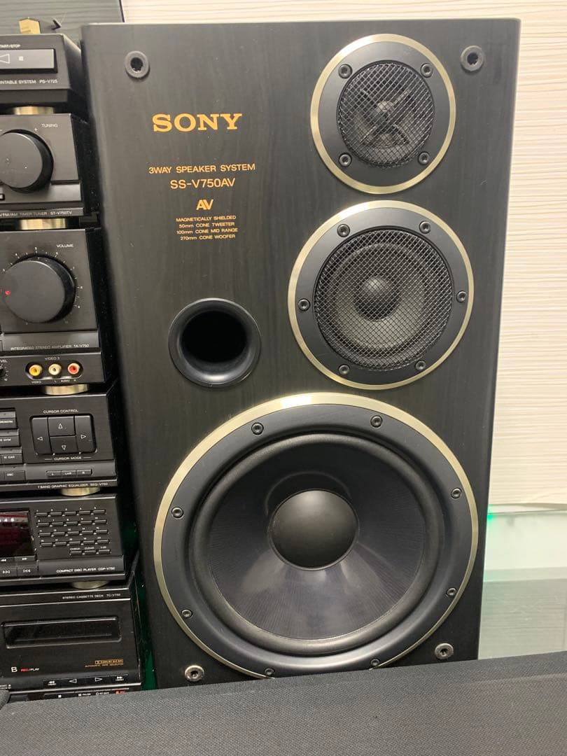 内蔵ブルーツゥース変更可能SONYリバティLBT-V750中古動作品レコード付き