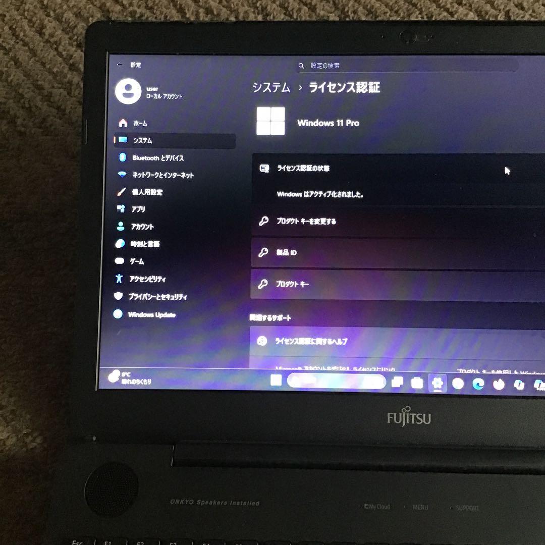 ★富士通　LIFEBOOK 最新Win11Pro 六世代Core i3/ SSD
