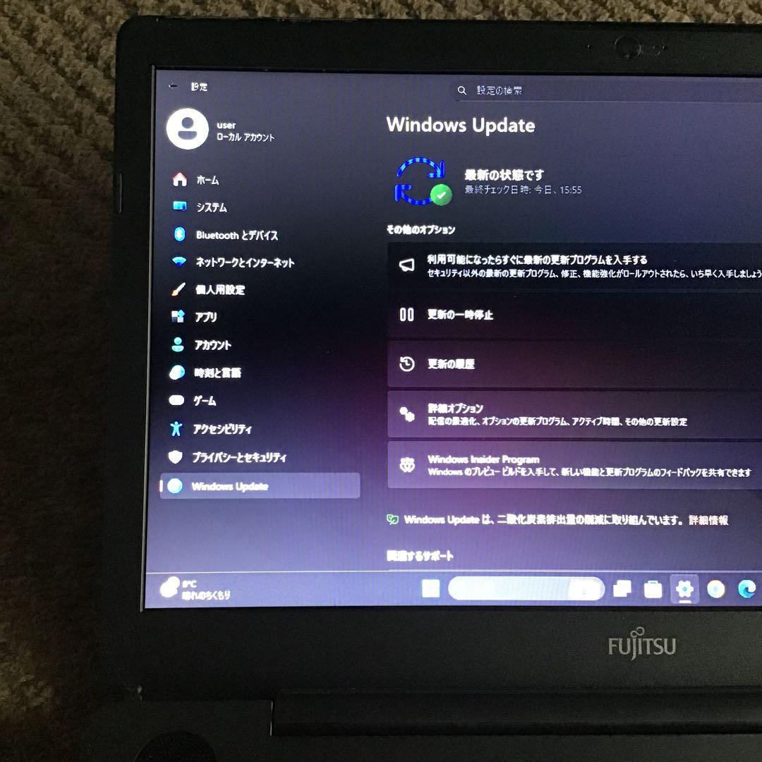 ★富士通　LIFEBOOK 最新Win11Pro 六世代Core i3/ SSD