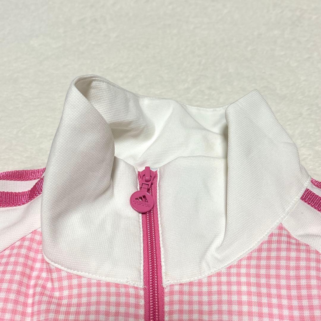 90s adidas アディダス　ジャンパーUV加工　ブルゾン　y2k 上下