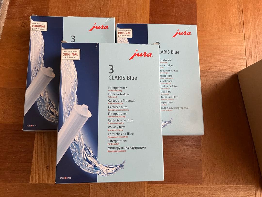 Jura Claris BLUE フィルター 3本入り　3箱セット　計9本